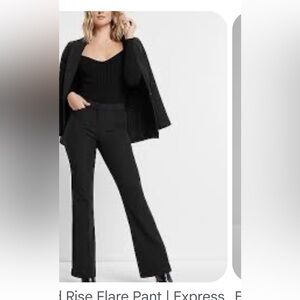 Express Black Wide Leg Women's Pants